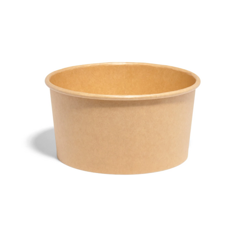 1000ml Kraft Paper Round Bowl, 600 Pieces