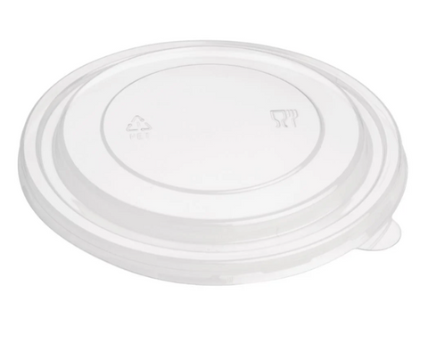 PET Clear Lid for 1100ml-1300ml Round Bowl, (Dia. 165mm), 300 Pieces